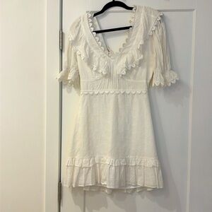 White eyelet cotton dress size 2/4